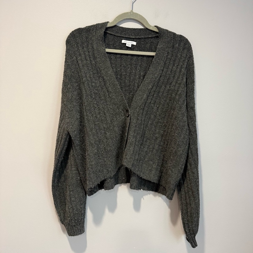 American Eagle Dark Grey Cardigan
